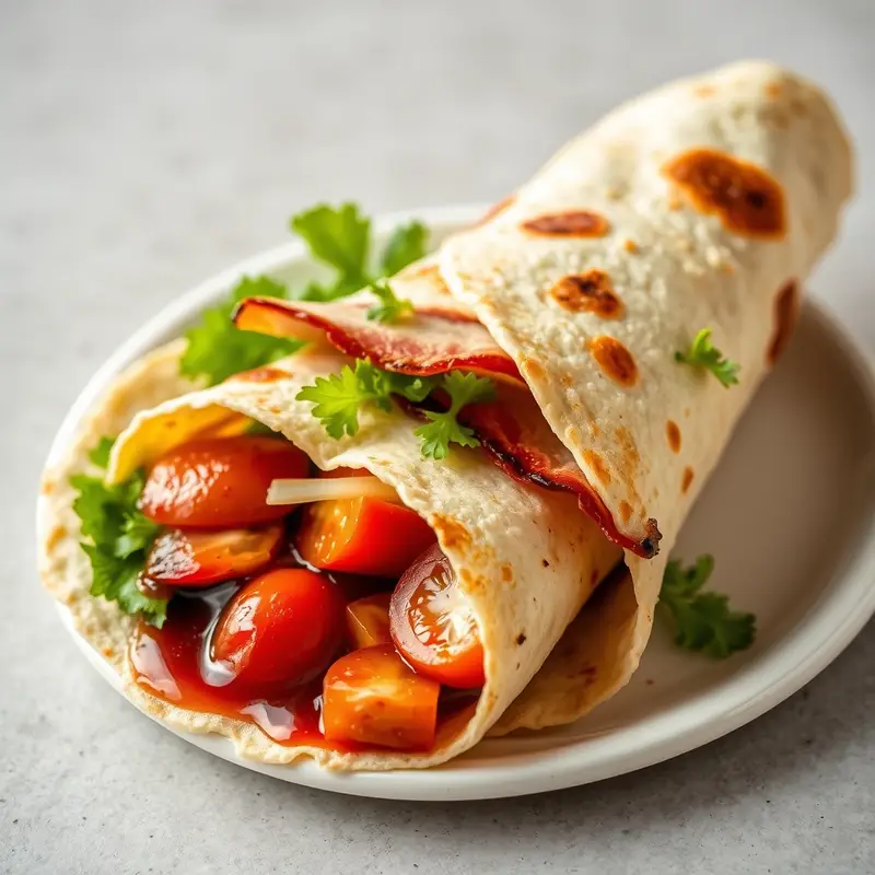 BBQ-Bacon Wrap