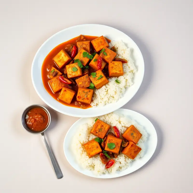 Tofu Kadhai Bhuna