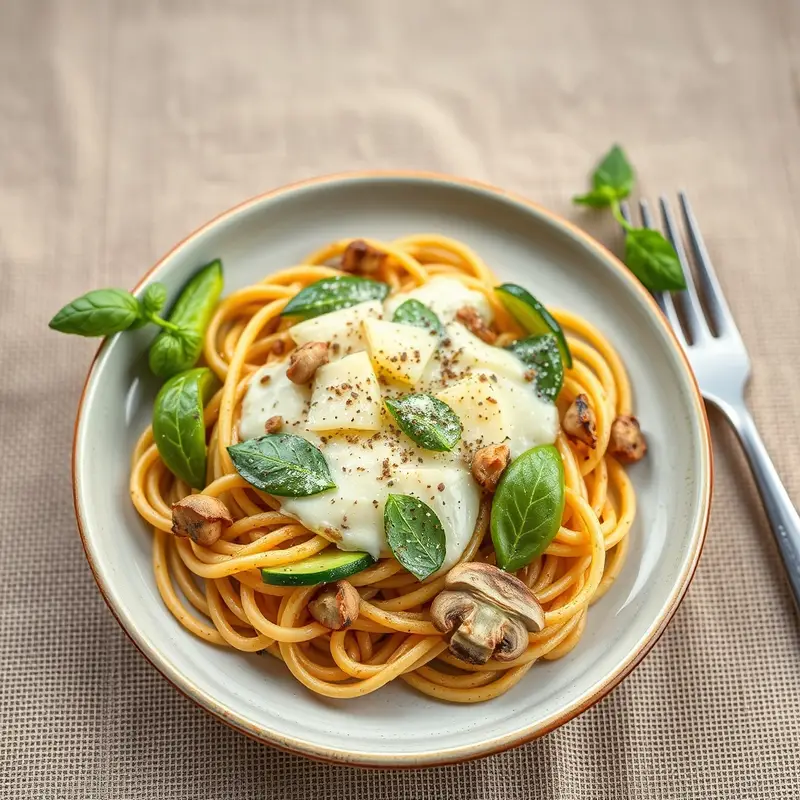 Pasta Gemüse (cremige)