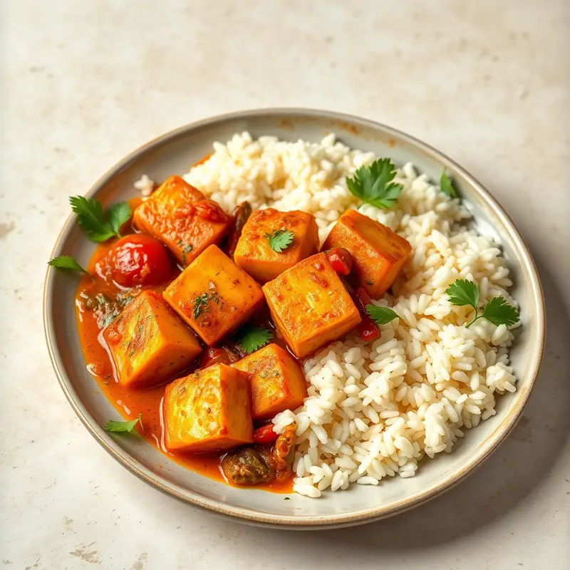 Tofu Kadhai Bhuna